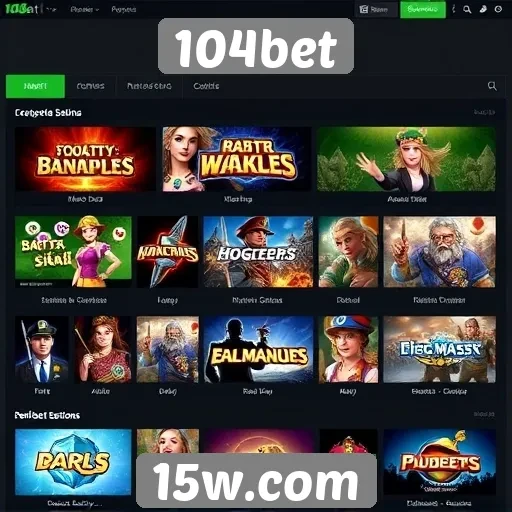 104bet oferece diversas opções de jogos online