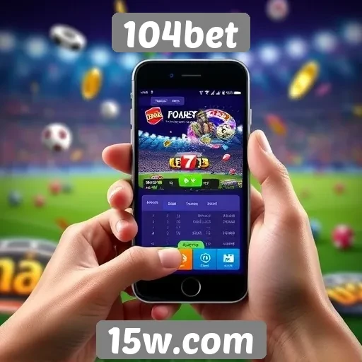 Agora você pode jogar no 104bet pelo celular